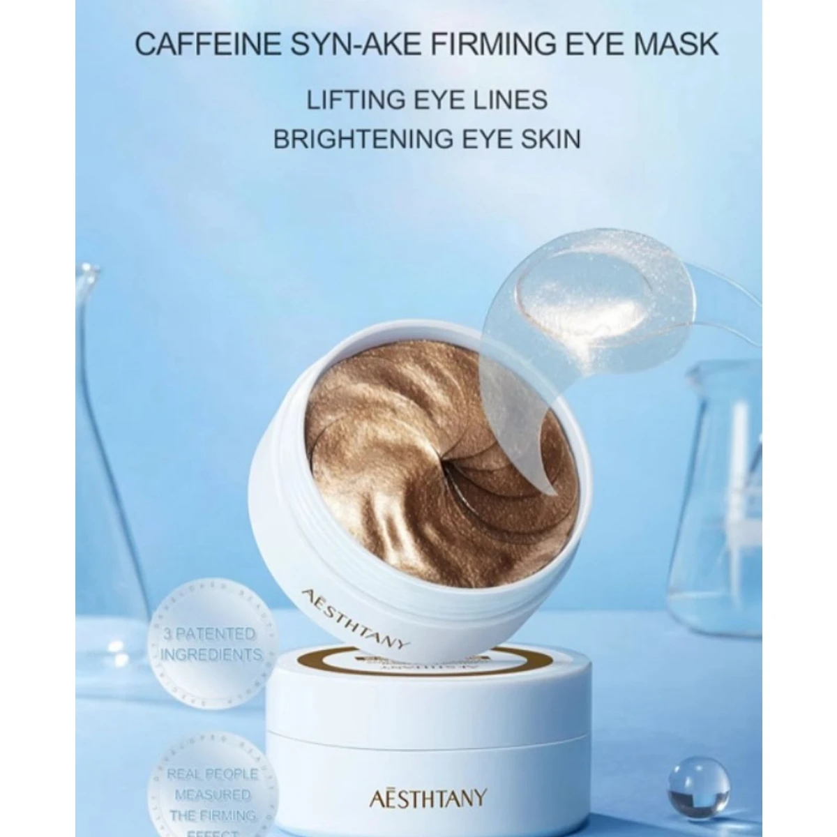 Caffeine Eye Mask - Golden Touch