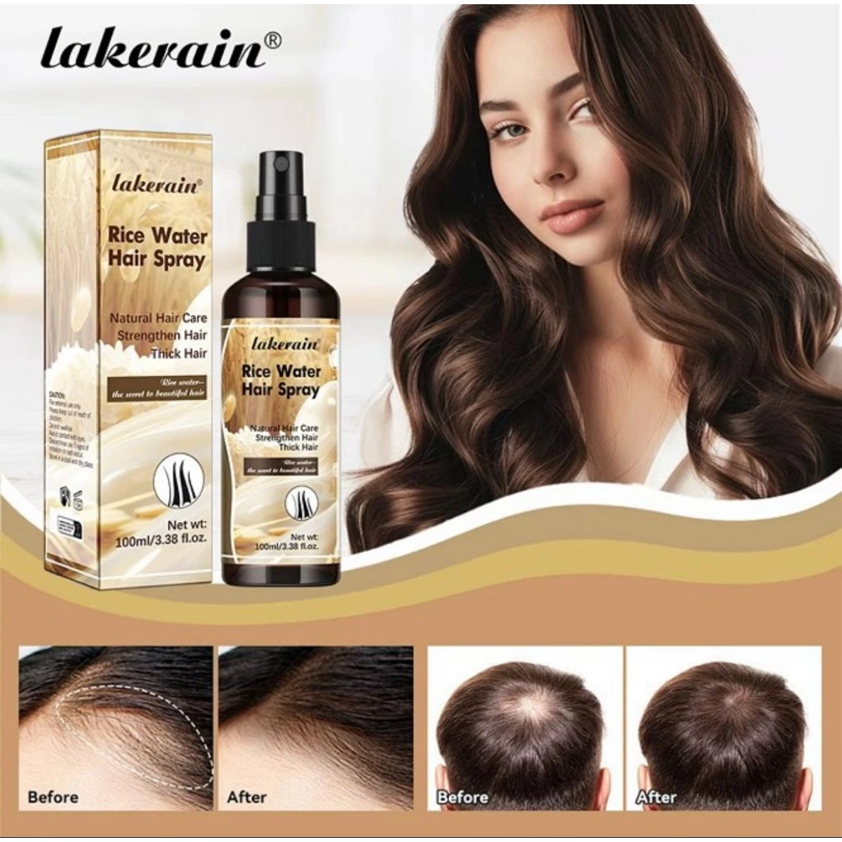 Rice Water Hair Spray